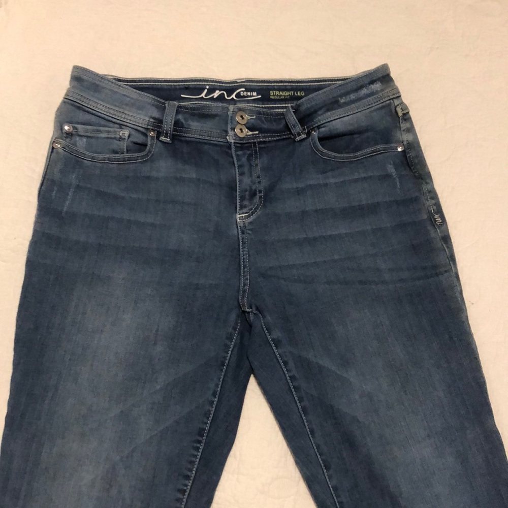 Inc straight leg jeans size 10